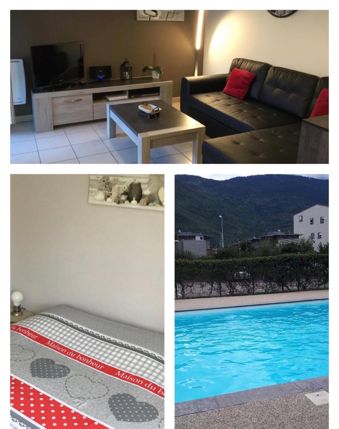 L Edelweiss Et Sa Piscine Apartment Albertville Exterior foto